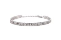 Bracciale Dilvdò Donna TENNIS in Argento Zircone BRTCBB2F